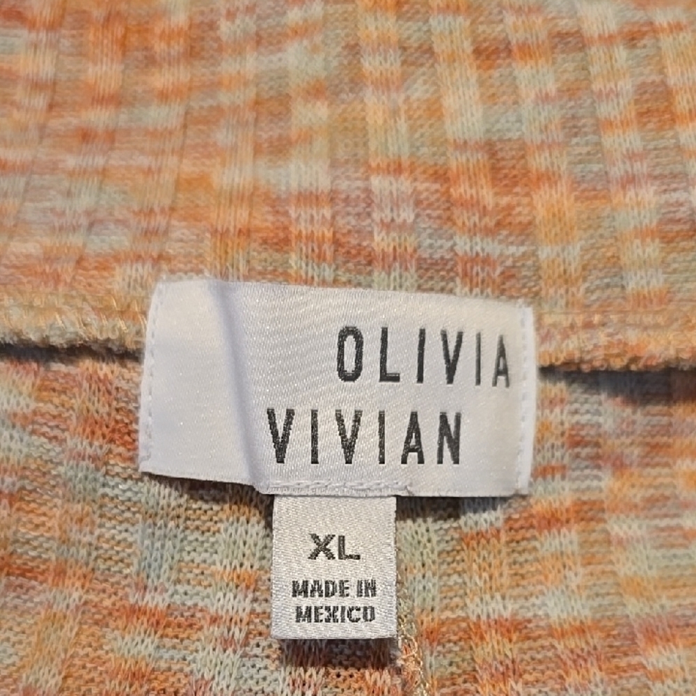 Olivia Vivian Pink Wide Leg Cropped Lounge Pants XL - Picture 2 of 2